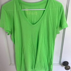 T-shirt lime green size xl